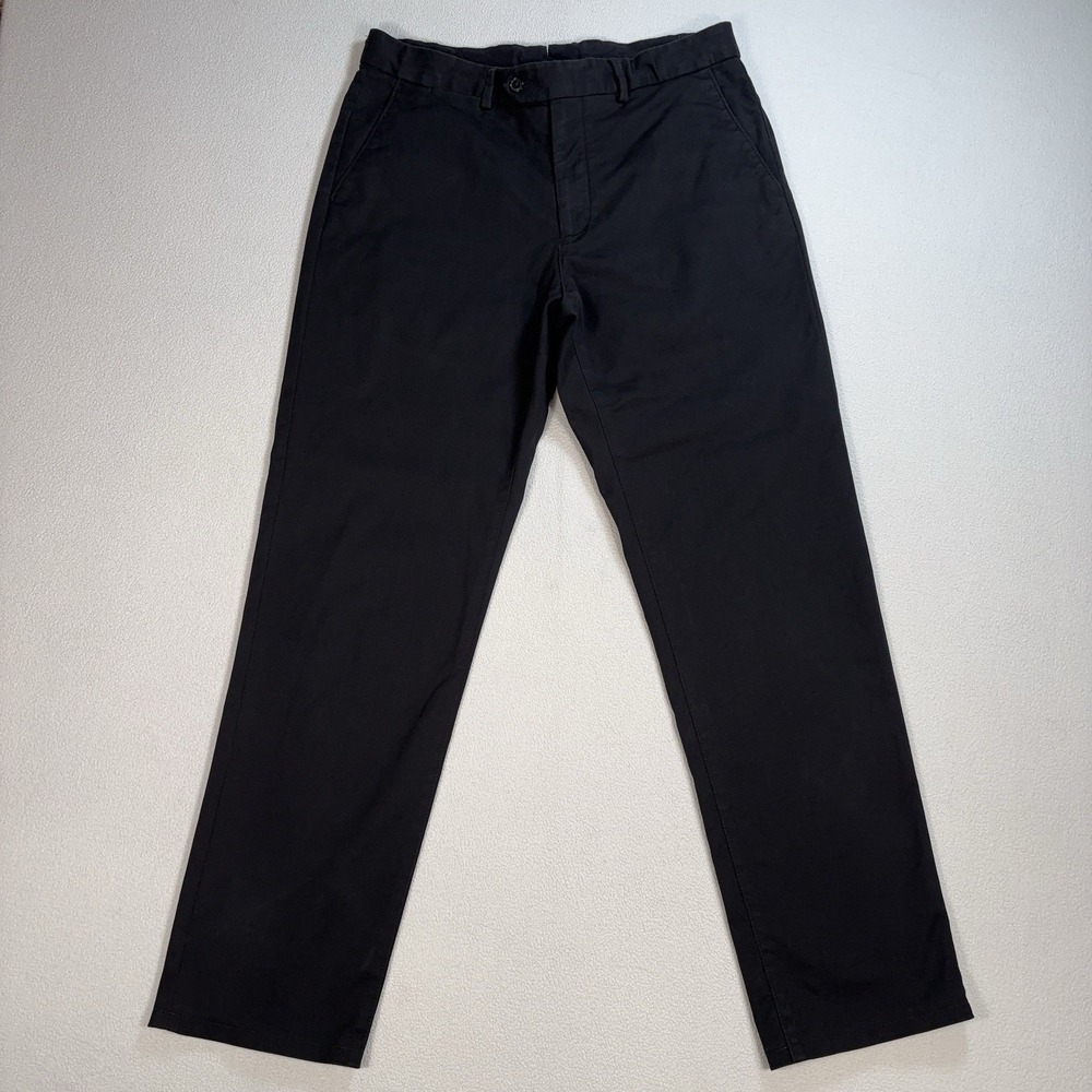 Suitsupply Slim Straight Stretch Chino Pants Men's 48 / 33x30 Black